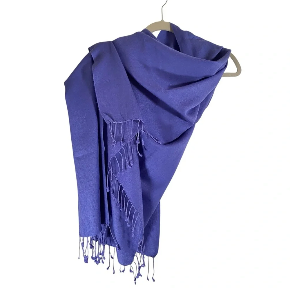 Large Lavender Pashmina Scarf Wrap